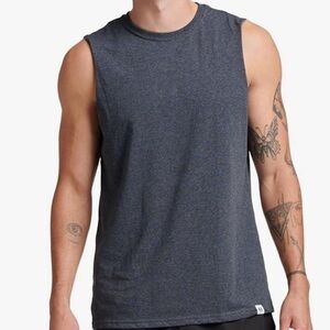 Russell Athletic Men's Dark Gray bundle 3 Tank Top size XL